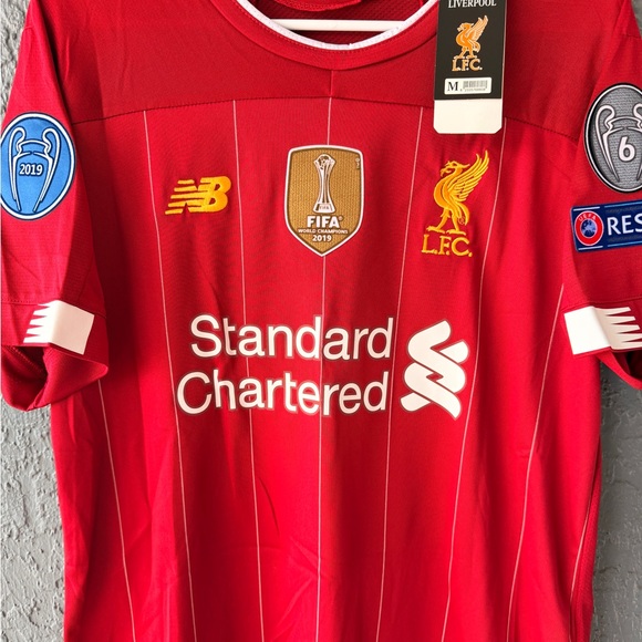 Liverpool Salah Jersey Red 2019 Men Size - Picture 5 of 8